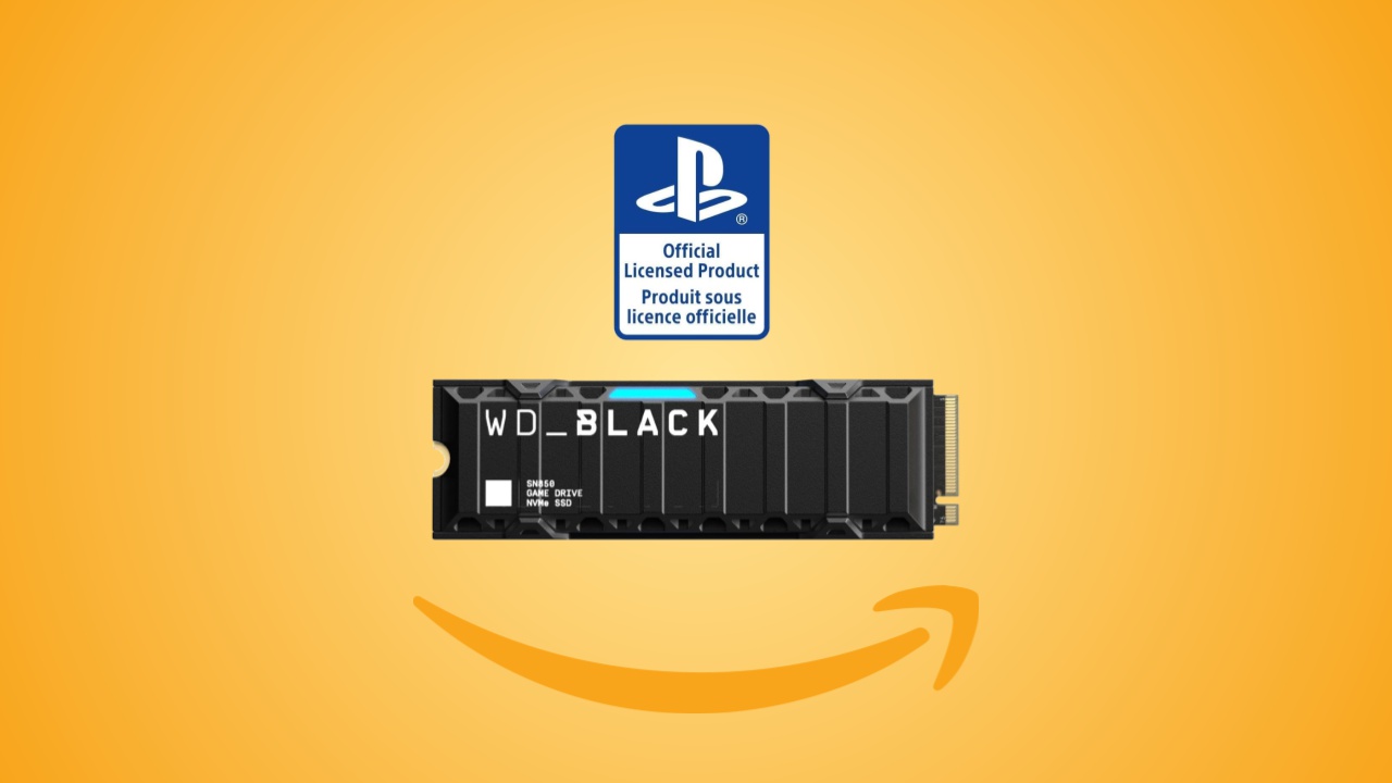 Offerte Amazon: SSD WD_BLACK SN850 2 TB con dissipatore per PS5 e PC a 7.000 MB/s