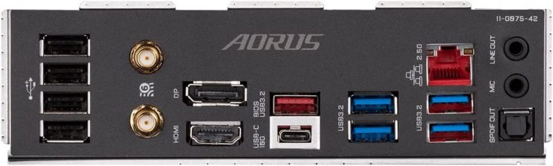 Le porte di GigaByte B760 Aorus Elite AX