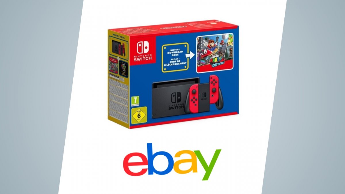 eBay offers Nintendo Switch in the Mario Day bundle at a slight