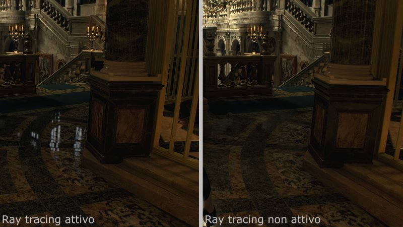 Les réflexions Screen Space de Resident Evil 4 sont de haute qualité et le ray tracing ajoute du détail et du réalisme.