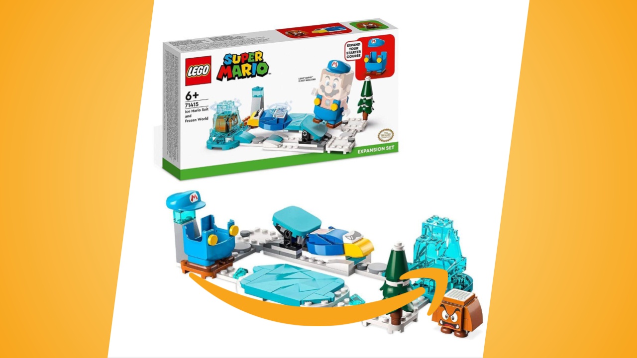 Offerte Amazon: set LEGO (71415) di Super Mario, Pack di Espansione del Ghiaccio, in sconto