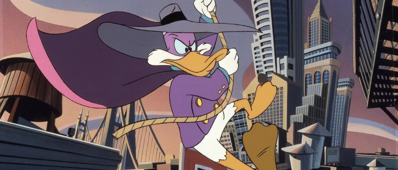 Darkwing Duck, une scène du dessin animé original