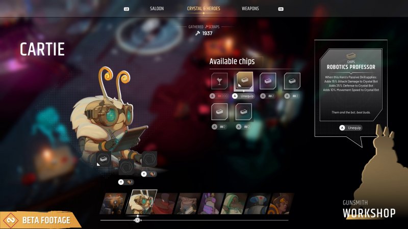 Non manca l'apparato dei potenziamenti