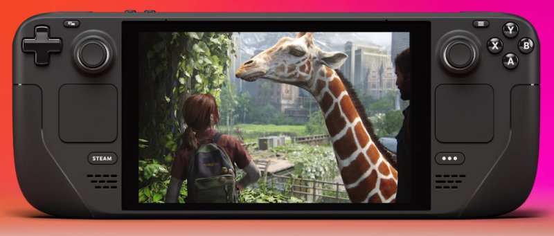 Un'immagine tratta dal video promozionale di Steam Deck