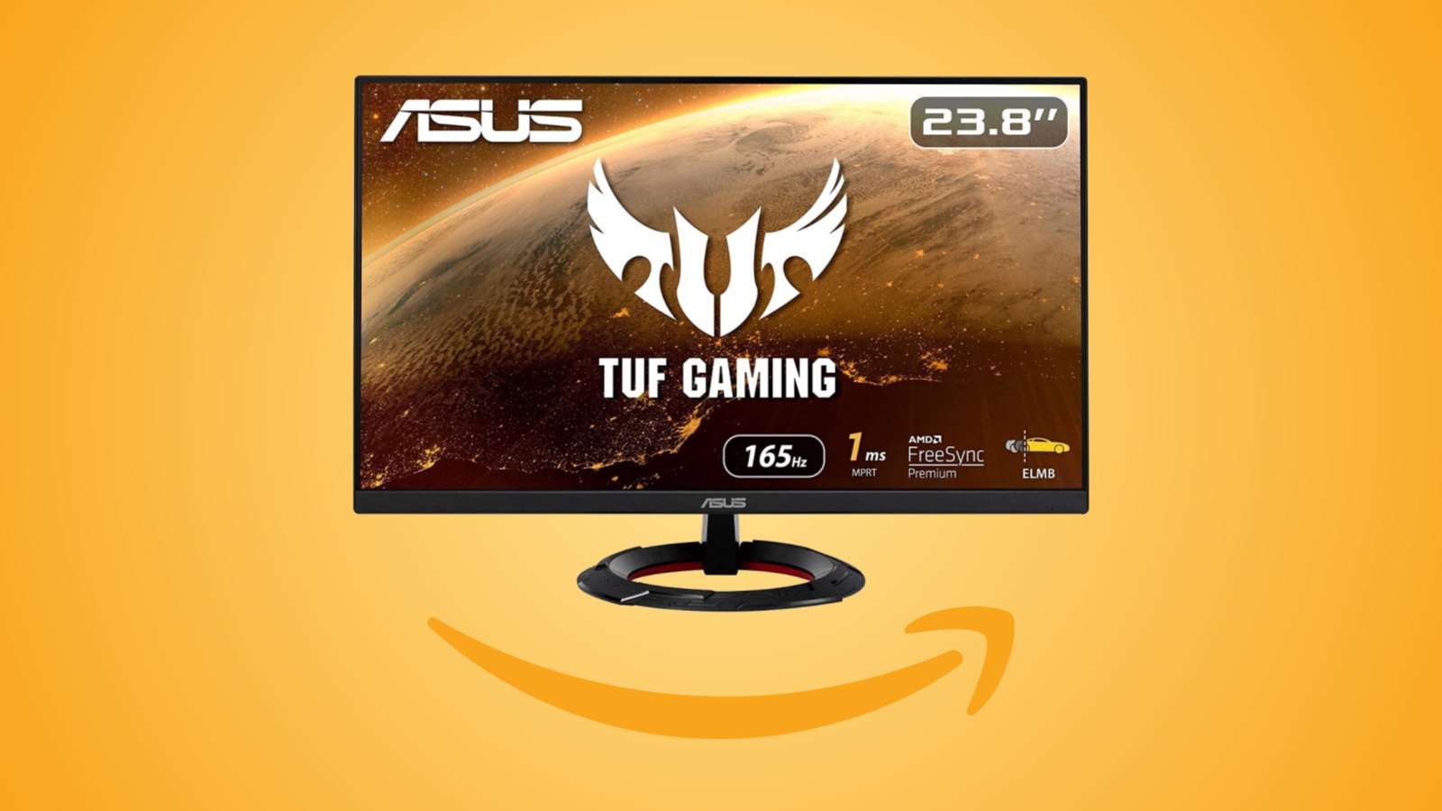 ASUS TUF Gaming Monitor 24 pollici e 165 Hz in Offerta Amazon di Primavera 2023 al minimo storico