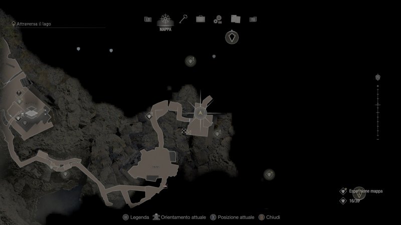 La posizione del Pezzo Esagonale A