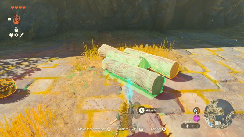 In Tears of the Kingdom, si possono unire strumenti a piacimento, originando nuovi mezzi e veicoli