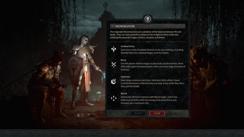Dans Diablo 4, quelqu'un comme Arthas jouerait le nécromancien pour des raisons évidentes.
