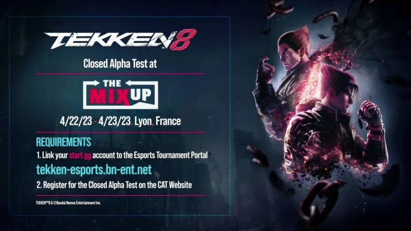 I dati per la versione francese dell'alpha di Tekken 8 I dati per la versione francese dell'alpha di Tekken 8