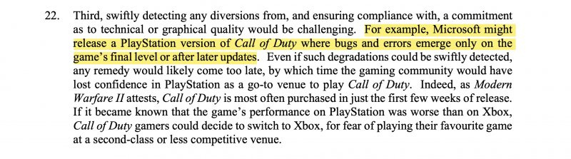 Sony sostiene che Microsoft potrebbe arrivare a inserire problemi tecnici nelle versioni PlayStation di Call of Duty. Sony sostiene che Microsoft potrebbe arrivare a inserire problemi tecnici nelle versioni PlayStation di Call of Duty.