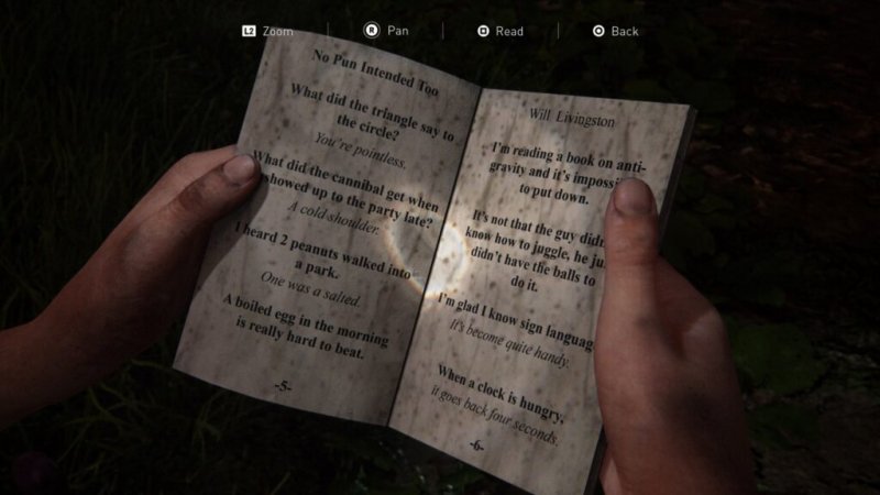 Ovviamente nel videogioco di The Last of Us avrete anche modo di sfogliare alcune pagine di questa 'divertentissima' raccolta