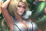 Il cosplay di Tsunade da Naruto creato da sachi_moki si mostra in video con salti e balli movimentati - Notizia
