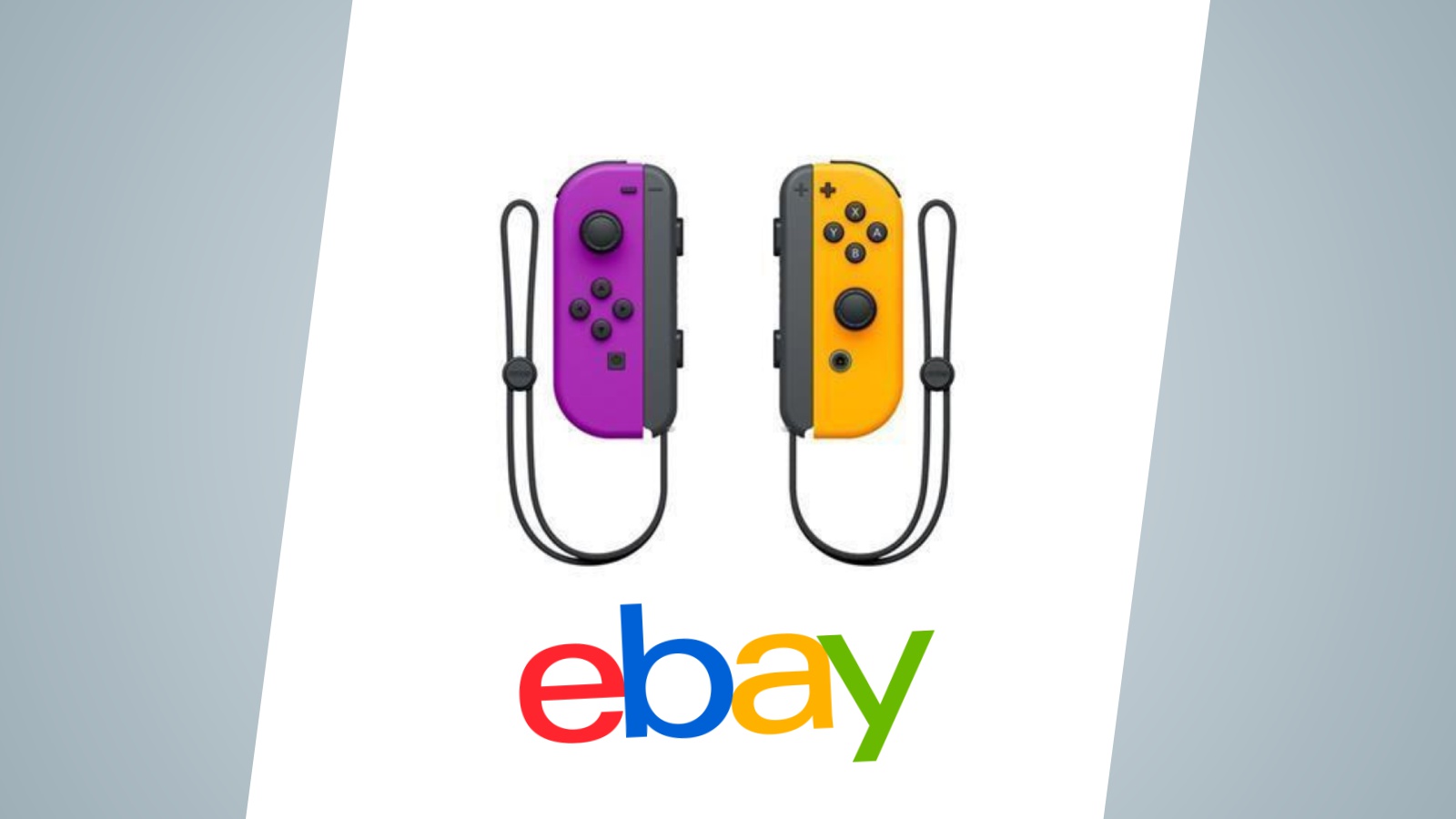 Offerte eBay: controller Nintendo Joy-Con di colore viola e arancione in sconto