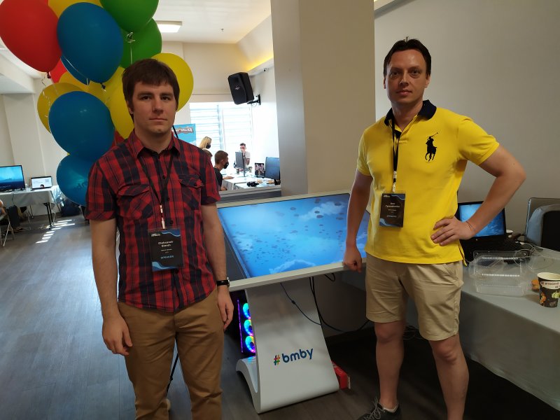 Sulla sinistra Oleksandr Sienin, Chief Operating Officer di Starni Games, e sulla destra Ihor Tymoshenko, fondatore e CEO della compagnia