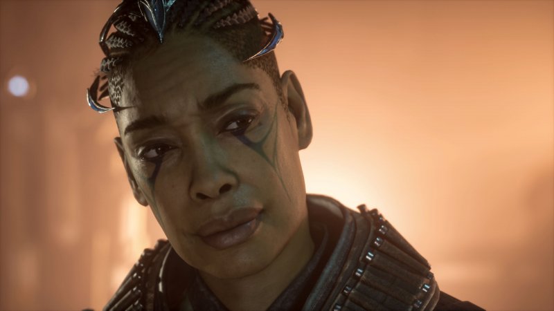 Questa invece è la generale Kirkan, interpretata dall'attrice Gina Torres Questa invece è la generale Kirkan, interpretata dall'attrice Gina Torres