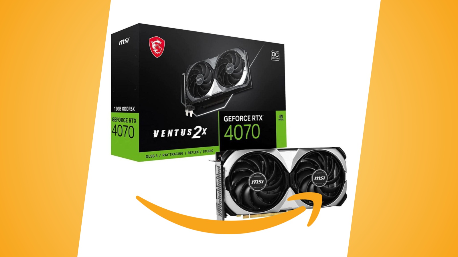 Offerte Amazon: MSI GeForce RTX 4070 da 12 GB è disponibile