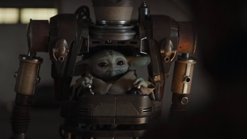 The Mandalorian 3, Grogu ai comandi di IG-12 The Mandalorian 3, Grogu ai comandi di IG-12