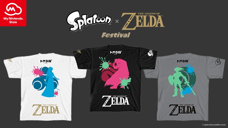 Splatoon 3 x Zelda, le magliette dello splatfest cross-over Splatoon 3 x Zelda, le magliette dello splatfest cross-over