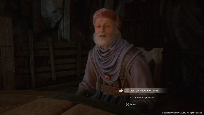 Harpocrates potrebbe custodire il segreto del libro Final Fantasy