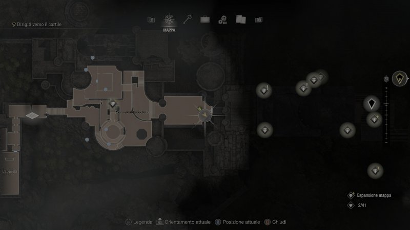 La posizione del foglio blu della richiesta n.9 del Mercante