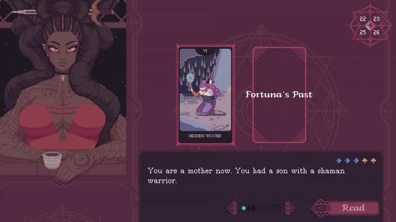 Una volta realizzato un mazzo, è possibile leggere il futuro dei comprimari Una volta realizzato un mazzo, è possibile leggere il futuro dei comprimari