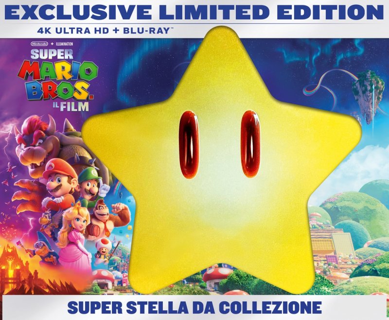 Super Mario Bros. Il Film: la confezione dell'Edizione Limitata