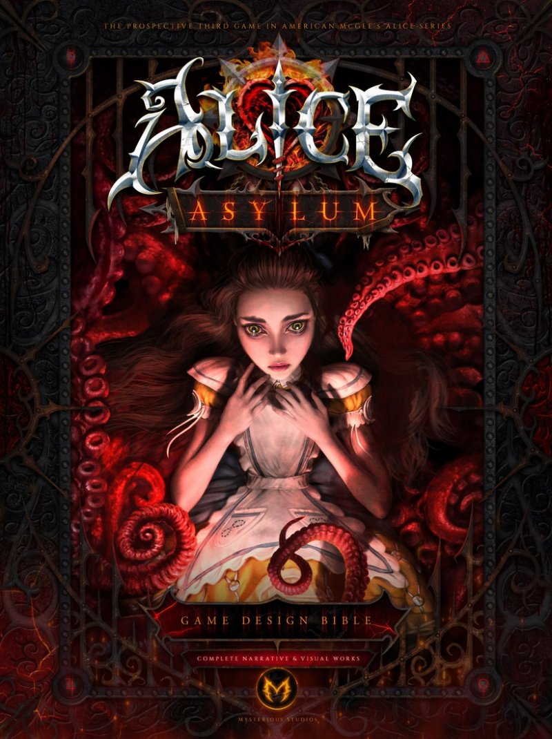 Alice : Asylum, la couverture de la Design Bible consacrée à l'histoire de l'art.