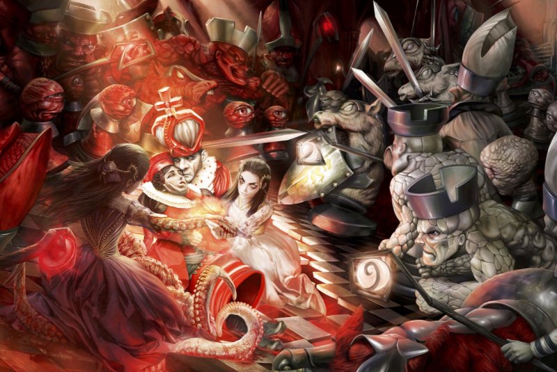 Alice Asylum, illustration d'un niveau potentiel du jeu