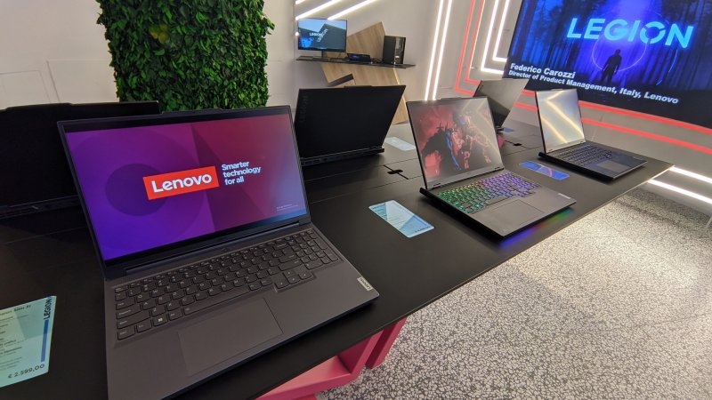 I nuovi Legion allo Spazio Lenovo