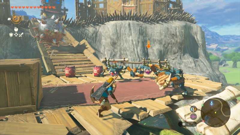 In The Legend of Zelda: Tears of the Kingdom le armi e gli scudi si rompono esattamente come in Breath of the Wild, ma la resistenza si ripristina fondendoli e sono dei perfetti 'ingredienti' per creare altri gadget In The Legend of Zelda: Tears of the Kingdom le armi e gli scudi si rompono esattamente come in Breath of the Wild, ma la resistenza si ripristina fondendoli e sono dei perfetti 'ingredienti' per creare altri gadget