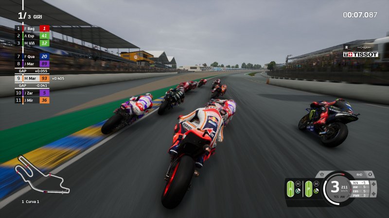 MotoGP 23, le moment délicat du repli