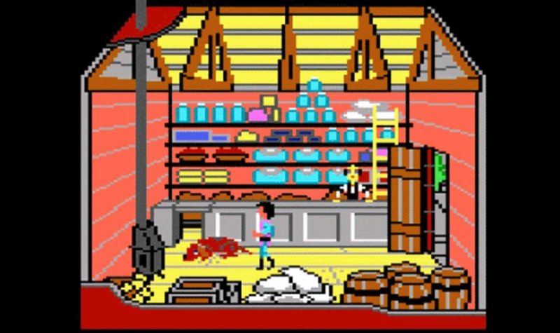 Una rara immagine del primo cane che si poteva accarezzare nella storia dei videogiochi