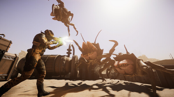 In Silica ci sono tanto gli umani ostili in stile Dune quanto i granchioni ispirati agli alieni di Starship Troopers