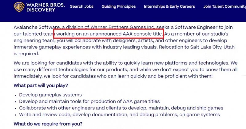 Hogwarts Legacy 2 Annuncio Lavoro Hogwarts Legacy 2 Annuncio Lavoro