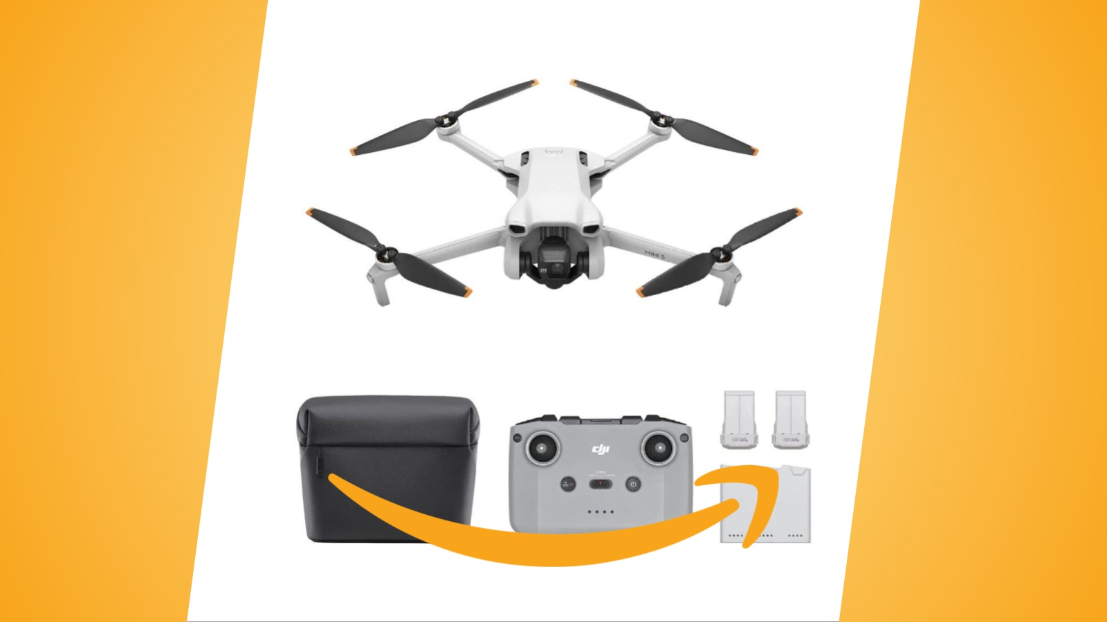 Offerte Amazon: mini drone DJI Mini 3 Fly More Combo al prezzo minimo storico