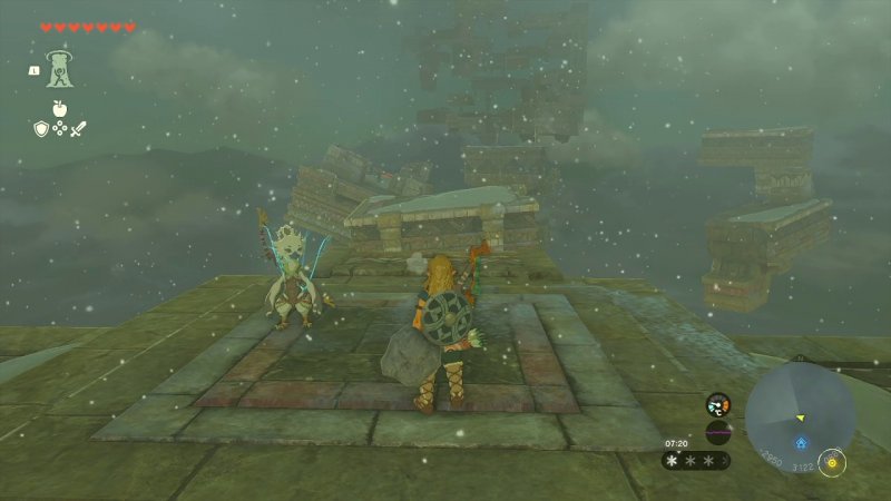 Les personnages secondaires suivent Link directement dans la bataille