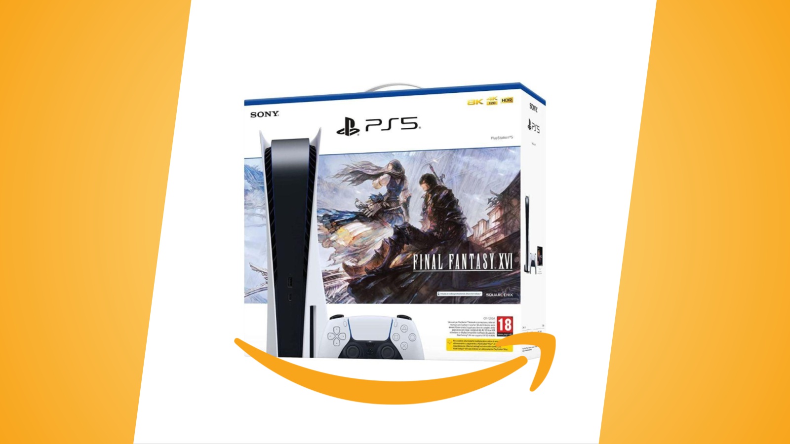 PS5 standard con Final Fantasy 16: preordine del bundle su Amazon Italia disponibile