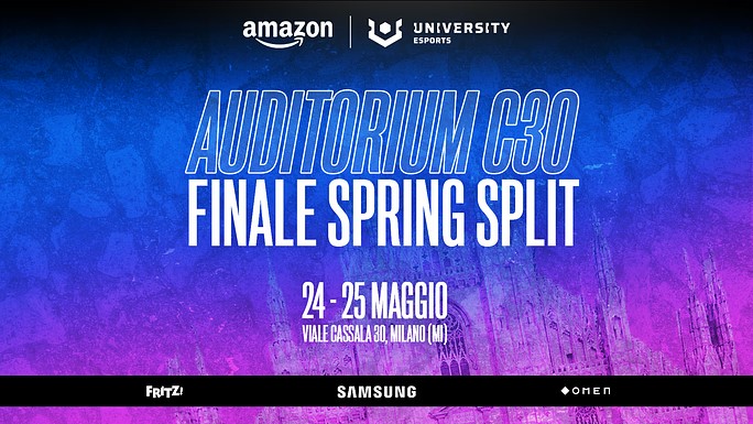 Amazon UNIVERSITY Esports: tutto pronto per le finalissime in LAN di Milano