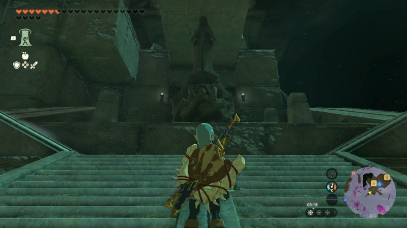 Le statue si trovano tutte sotto terra