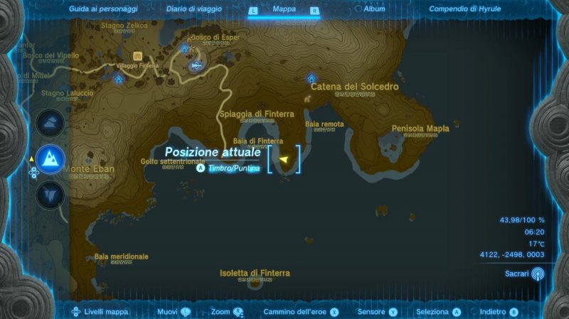 La posizione esatta del cavallo di Ganondorf La posizione esatta del cavallo di Ganondorf