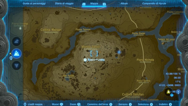 Il Monte Satori è un buon punto di partenza Il Monte Satori è un buon punto di partenza