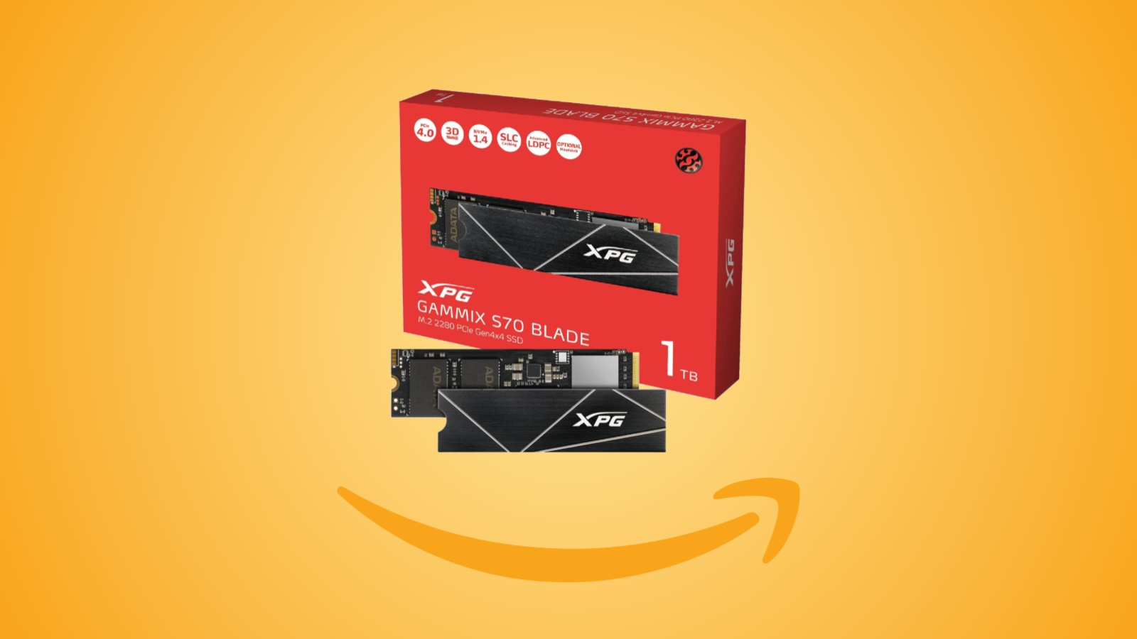 Offerte Amazon: SSD Adata XPOG Gammix S70 Blade da 1 TB per PC e PS5 al prezzo minimo storico
