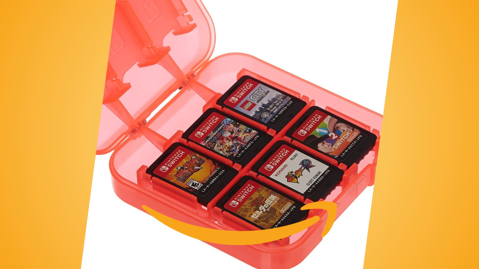 Offerte Amazon: custodia porta cartucce di gioco per Nintendo Switch in sconto con il coupon