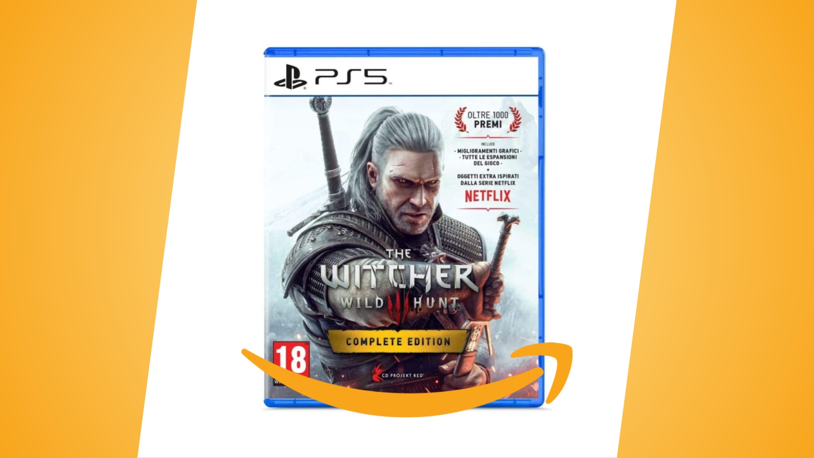 Offerte Amazon: The Witcher 3 Wild Hunt Complete Edition per PS5 e Xbox Series X al minimo storico