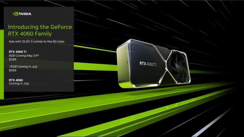 La NVIDIA GeForce RTX 4060 Ti Founders Edition arrivera également dans une version de 16 Go, disponible en juillet.