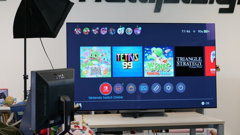 Il TV LG OLED evo G3 65' troneggia in mezzo alla redazione Il TV LG OLED evo G3 65' troneggia in mezzo alla redazione