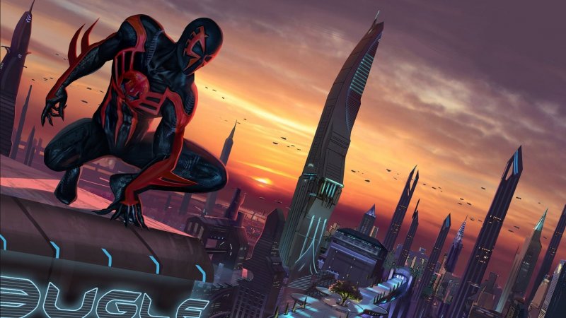 Spider-Man 2099 all'interno di Spider-Man: Shattered Dimensions
