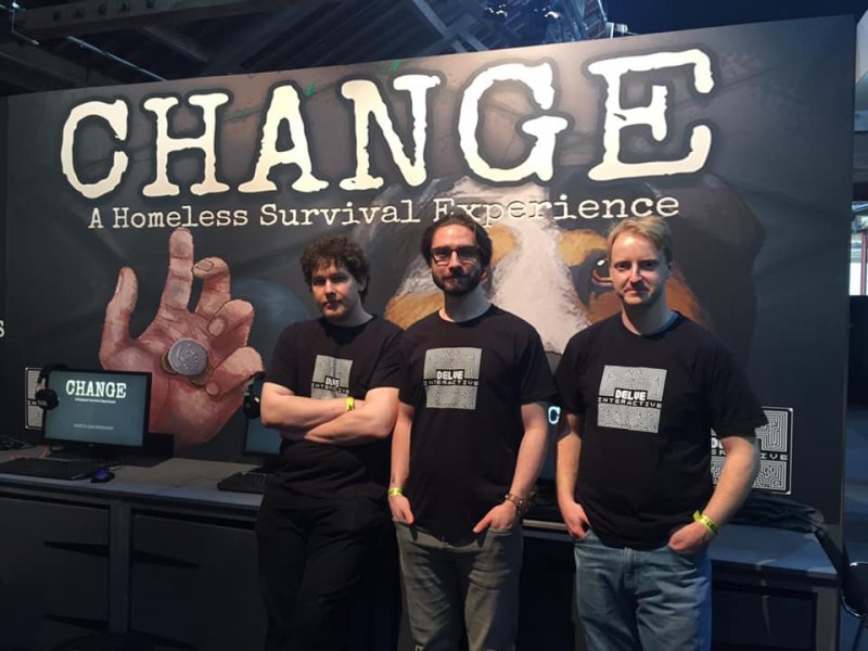 Il team di Change nel 2017 (Danny a sinistra)