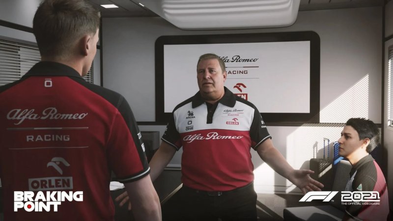 La prima apparizione della modalità Braking Point risale a F1 2021 dove è iniziata la storia di Aiden Jackson