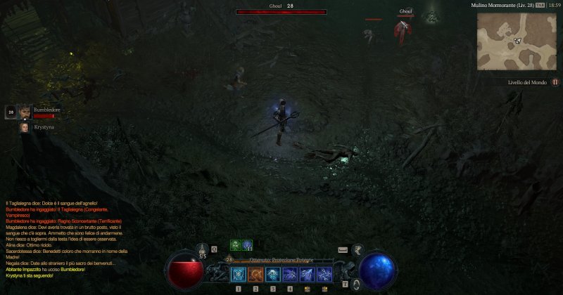 L'incantatore di Diablo 4 usa i quattro elementi per combattere e proteggersi